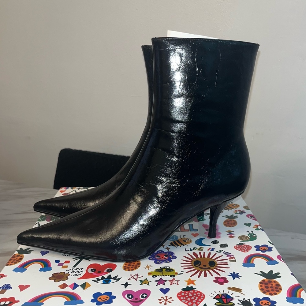 Jeffrey Campbell sindee Black Heeled Boots
